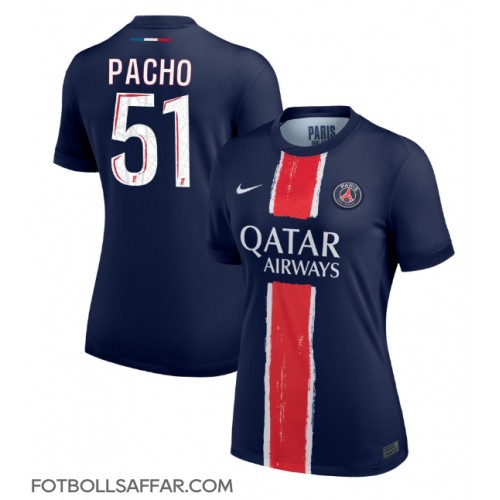 Paris Saint-Germain Willian Pacho #51 Hemmatröja Dam 2024-25 Kortärmad